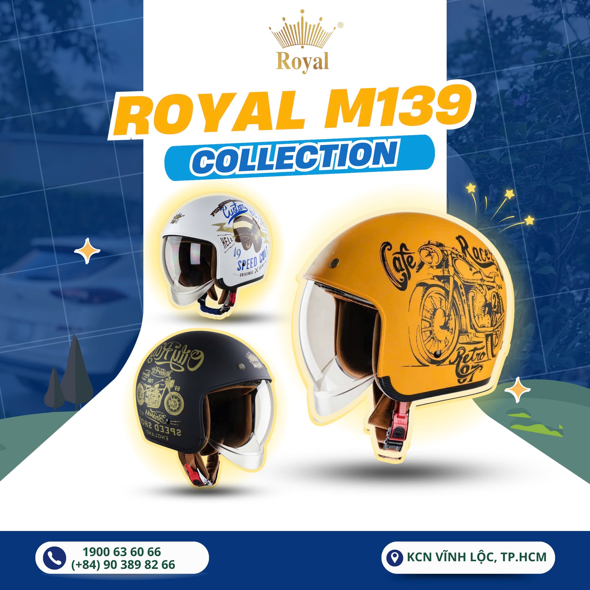 Thiết kế đột phá từ nhà Royal Helmet