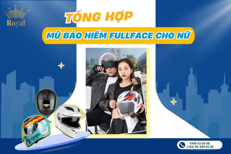 Tổng hợp mũ bảo hiểm fullface cho nữ