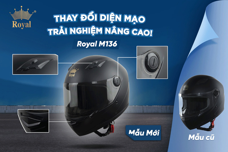 Thay đổi diện mạo thay thế Royal M136