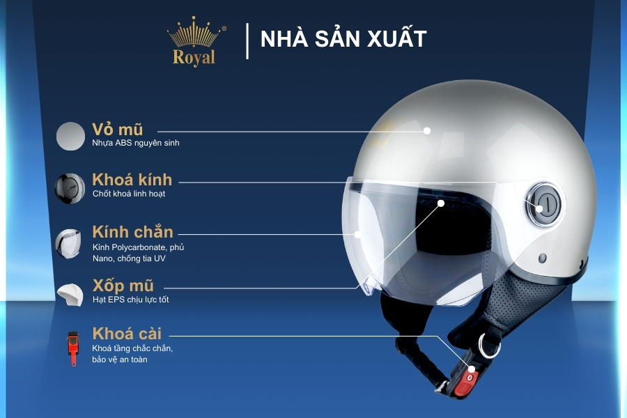 Cấu tạo chi tiết Royal M125K chuột mờ