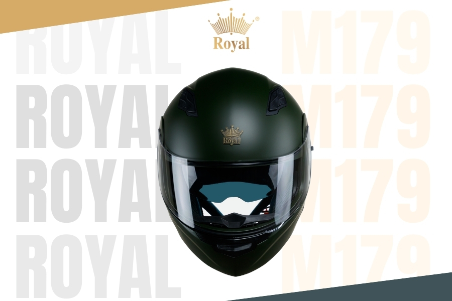 Royal M179 là sản phẩm mũ bảo hiểm lật hàm sở hữu thiết kế hiện đại, kiểu dáng phù hợp cho cả nam lẫn nữ.