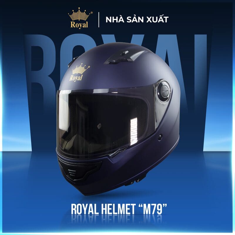 Mũ bảo hiểm có cằm siêu nhẹ Royal M79 mang lại cảm giác đội rất thoải mái