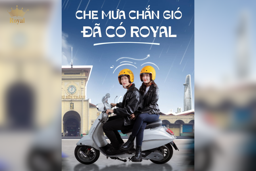 Che mưa chắn gió đã có Royal