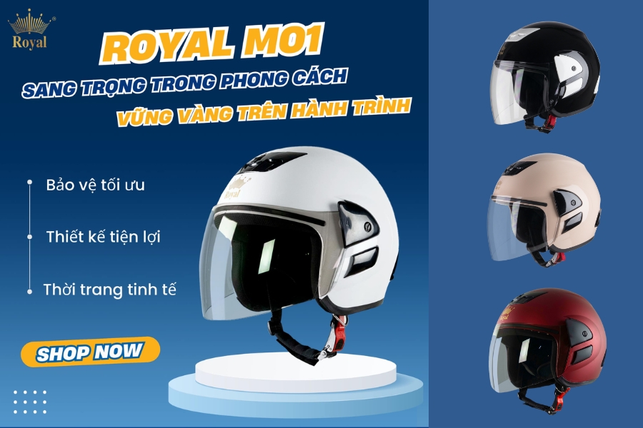 Royal M01 sự kết hợp hoàn hảo giữa an toàn và phong cách