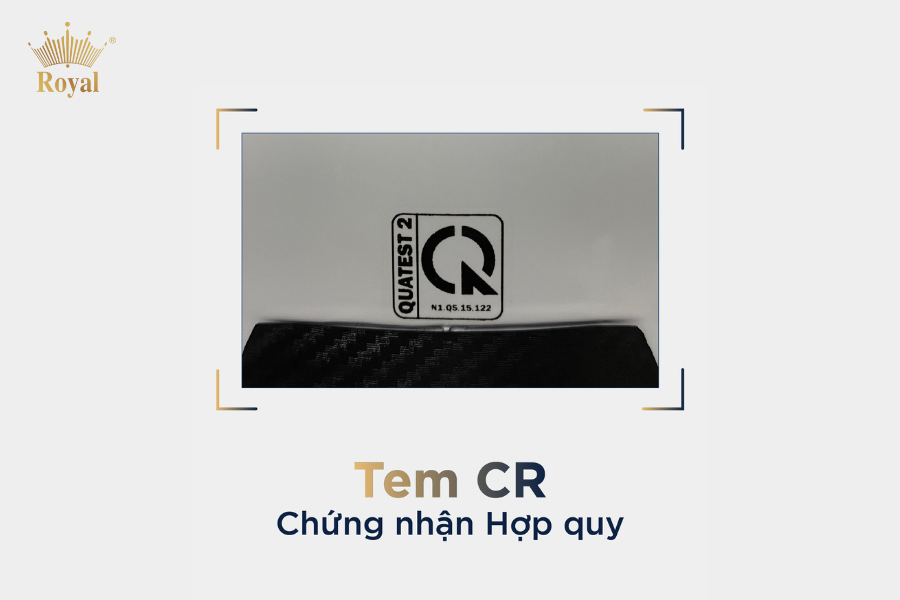 Tem CR chuẩn hàng chất lượng cao