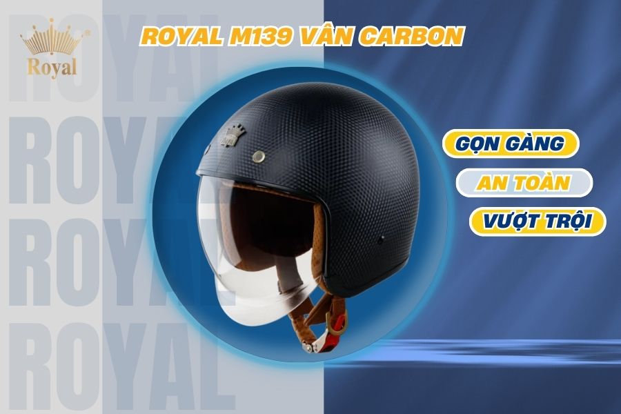 Đa dạng sự lựa chọn với sản phẩm mũ bảo hiểm Royal Helmet