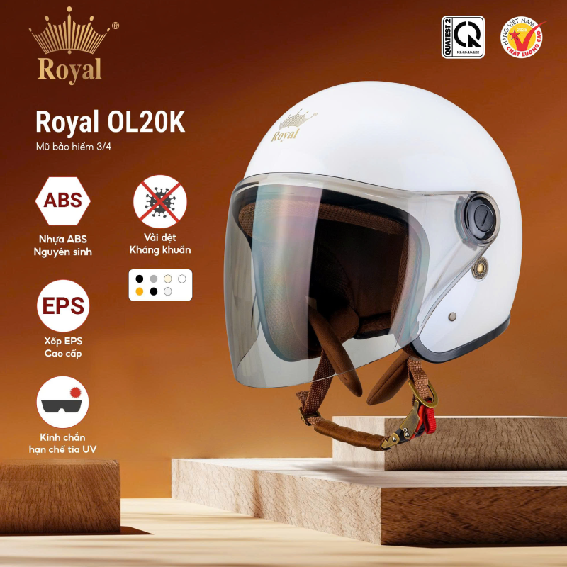 Royal là nằm top đầu trong các hãng mũ bảo hiểm nổi tiếng tại Việt Nam