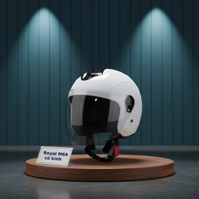 Mũ bảo hiểm 3/4 nam cá tính M69