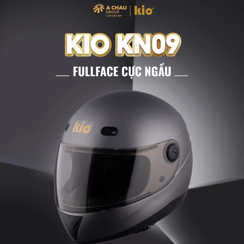 Mũ bảo hiểm fullface loai nào tốt - KiO KN09