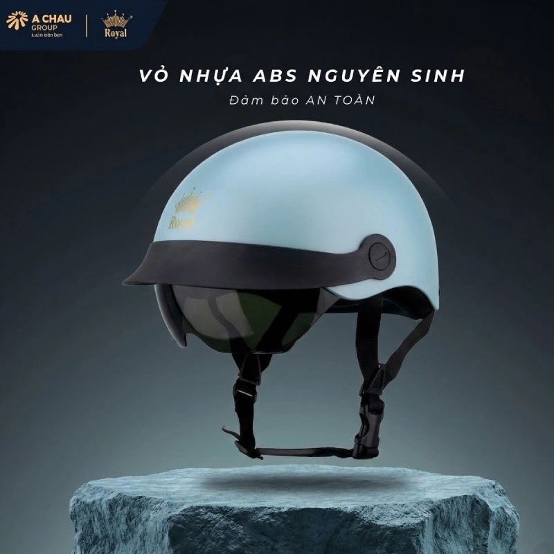 Mũ bảo hiểm nủa đầu có kính Royal M579LT
