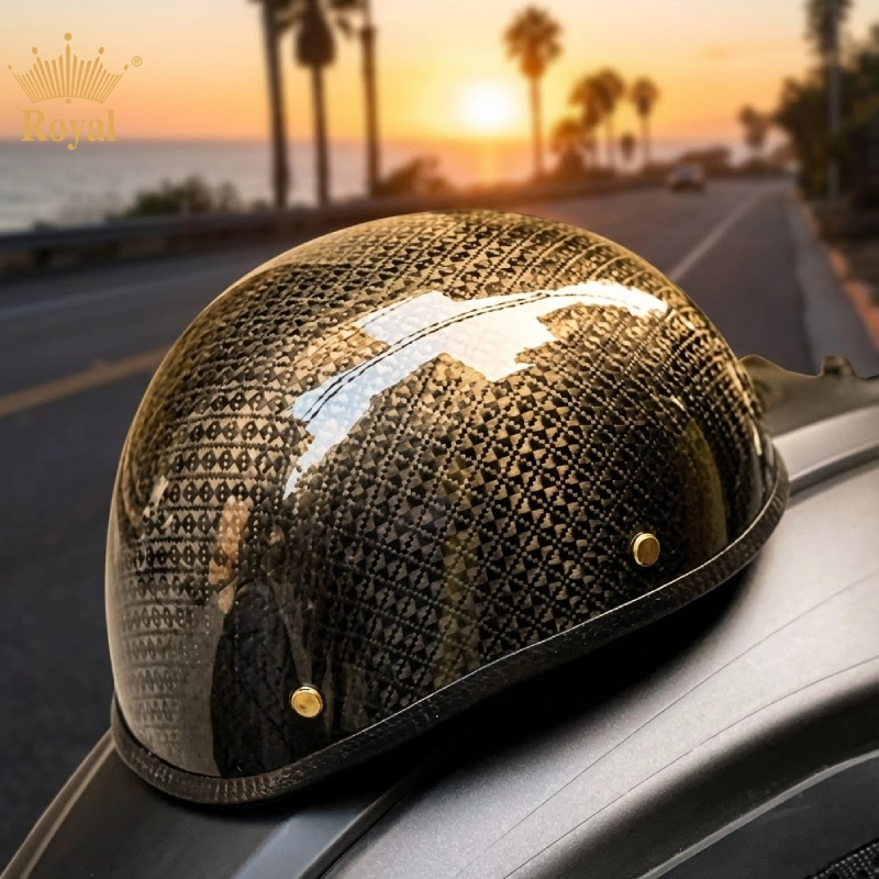 Mũ bảo hiểm carbon nửa đầu là gì