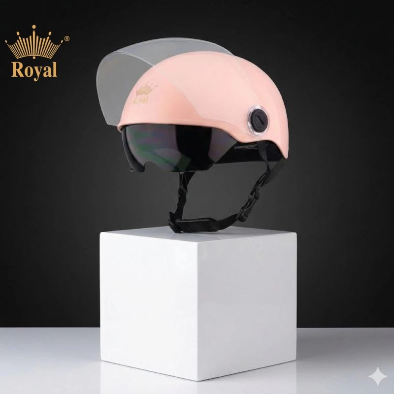 Mũ bảo hiểm nửa đầu 2 kính Royal M579K