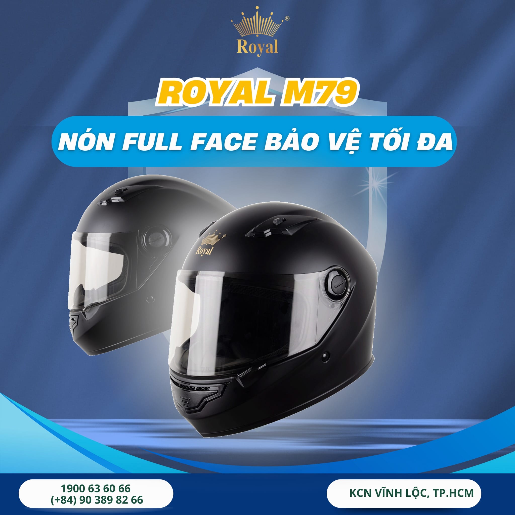 Royal M79 - Nón Fullface bảo vệ tối đa