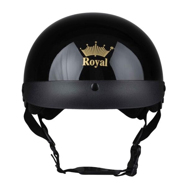 Mũ bảo hiểm Lưỡi trai M162 đen bóng