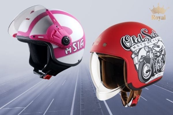 Kính nón bảo hiểm ¾ nên sử dụng loại fullface