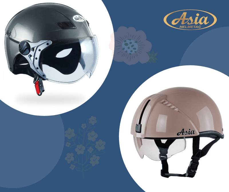 Kính nón bảo hiểm Asia thiết kế gọn nhẹ