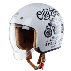 Royal M139 Tem V5 Trắng Đen Bóng