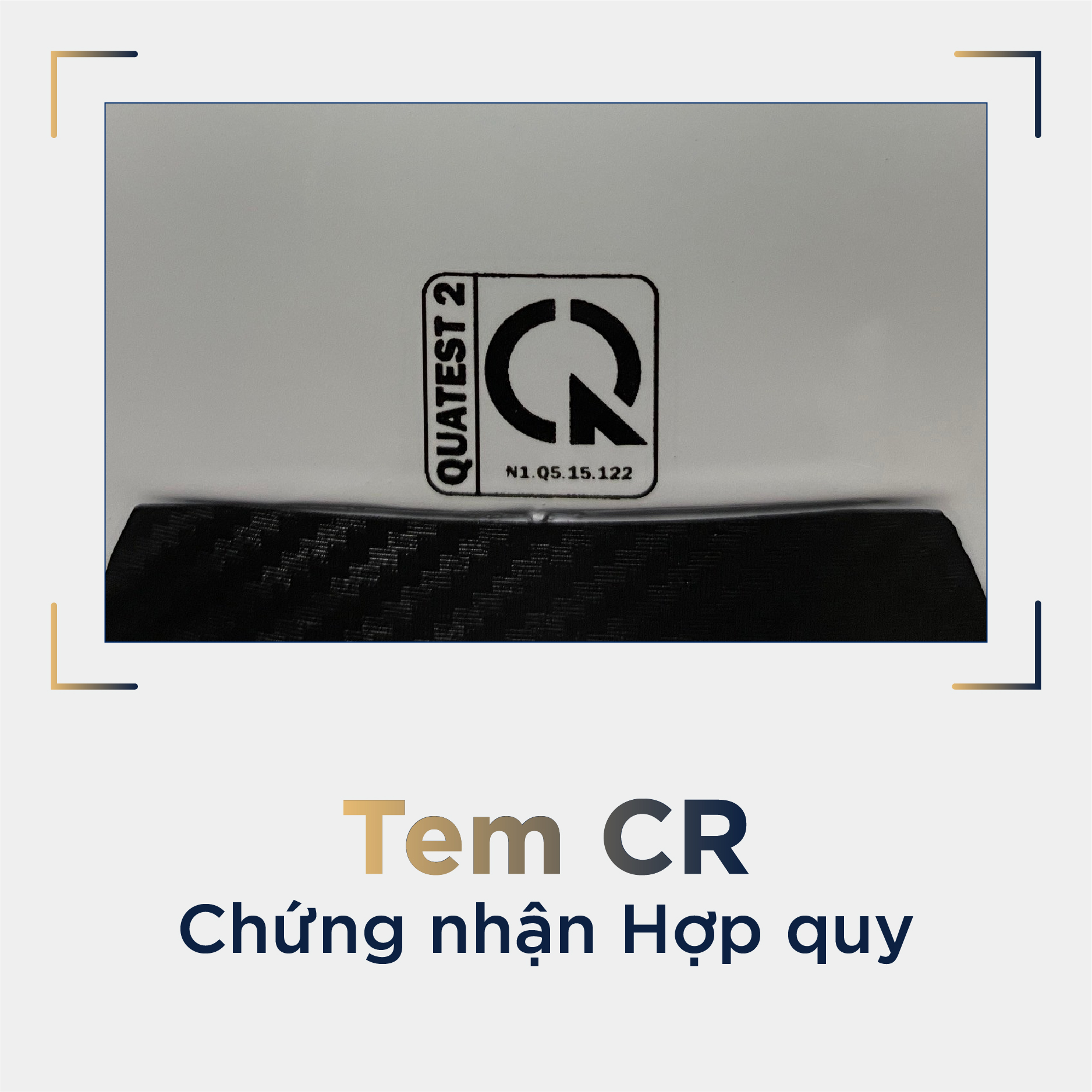 Phân biệt tem hợp quy CR thật giả trên nón bảo hiểm