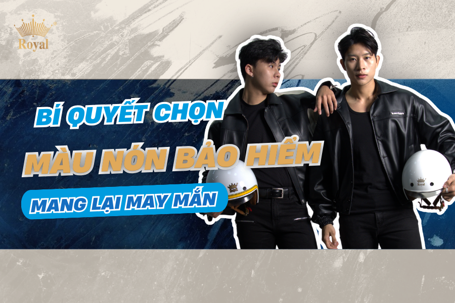 Bí quyết chọn màu nón bảo hiểm mang lại may mắn