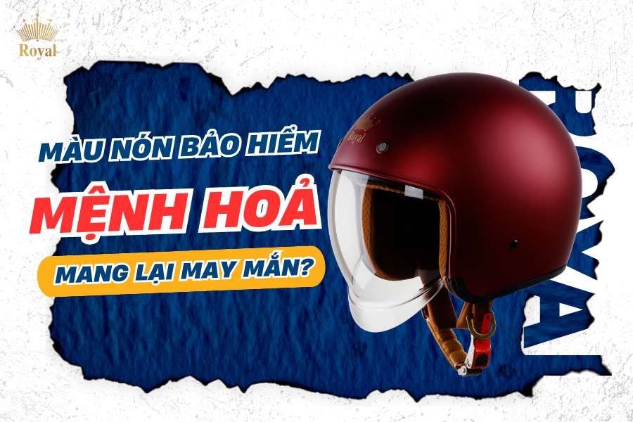 Màu nón bảo hiểm theo mệnh Hoả mang lại nhiều may mắn