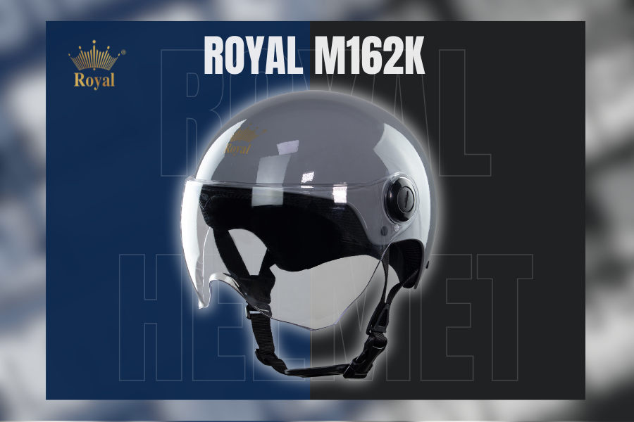 Màu sắc trung tính của mũ bảo hiểm Royal M162K rất hợp với người mệnh Thủy, giúp cân bằng năng lượng và thu hút tài lộc.