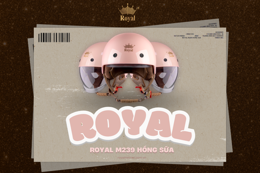 Dịu dàng, tinh tế cùng Royal M239 Hồng sữa 