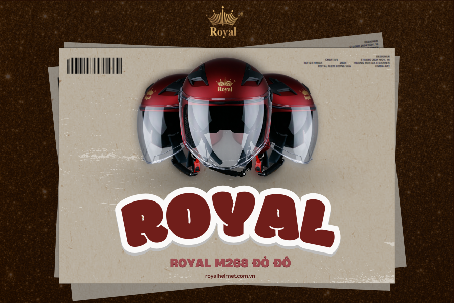 Royal M268 Đỏ đô biểu trưng của sự may mắn và năng lượng cho người mệnh Thổ