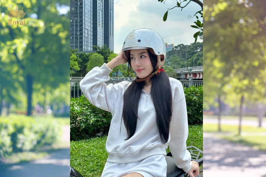 Luôn sử dụng mũ bảo hiểm đạt chuẩn khi đi xe máy để bảo vệ an toàn cho chính mình