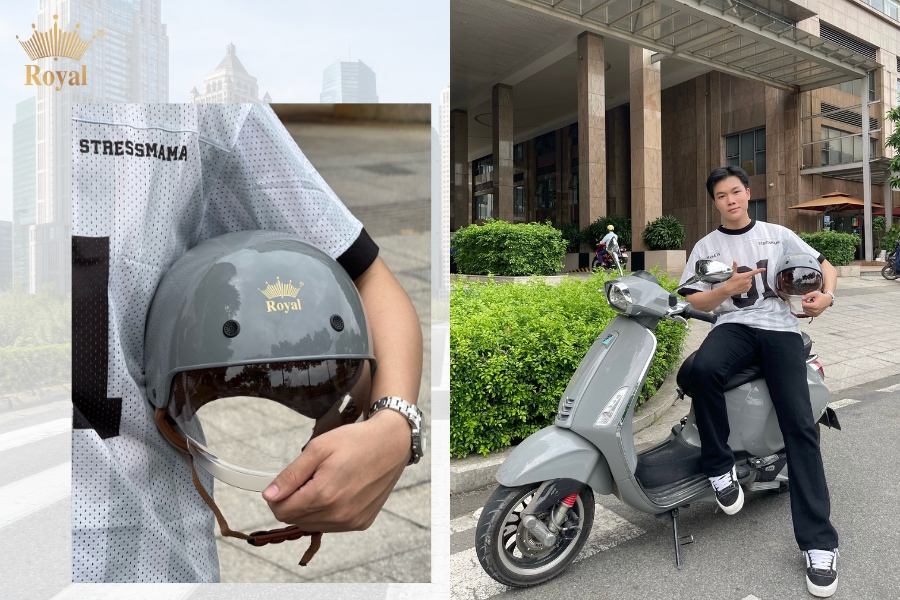 Ký hiệu City dành cho mũ bảo hiểm để di chuyển nội thành