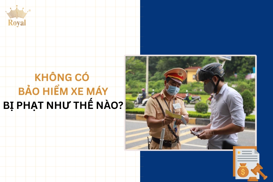 Không mang theo bảo hiểm xe máy khi tham gia giao thông sẽ bị phạt hành chính