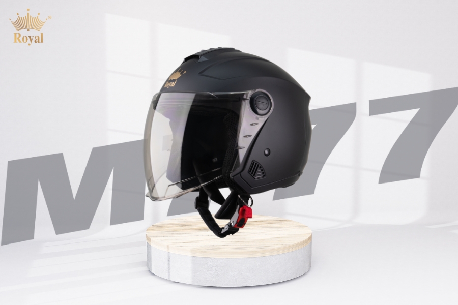 Royal M777 sản phẩm mũ bảo hiểm hiểm 3/4 có kính phủ toàn mặt tối ưu