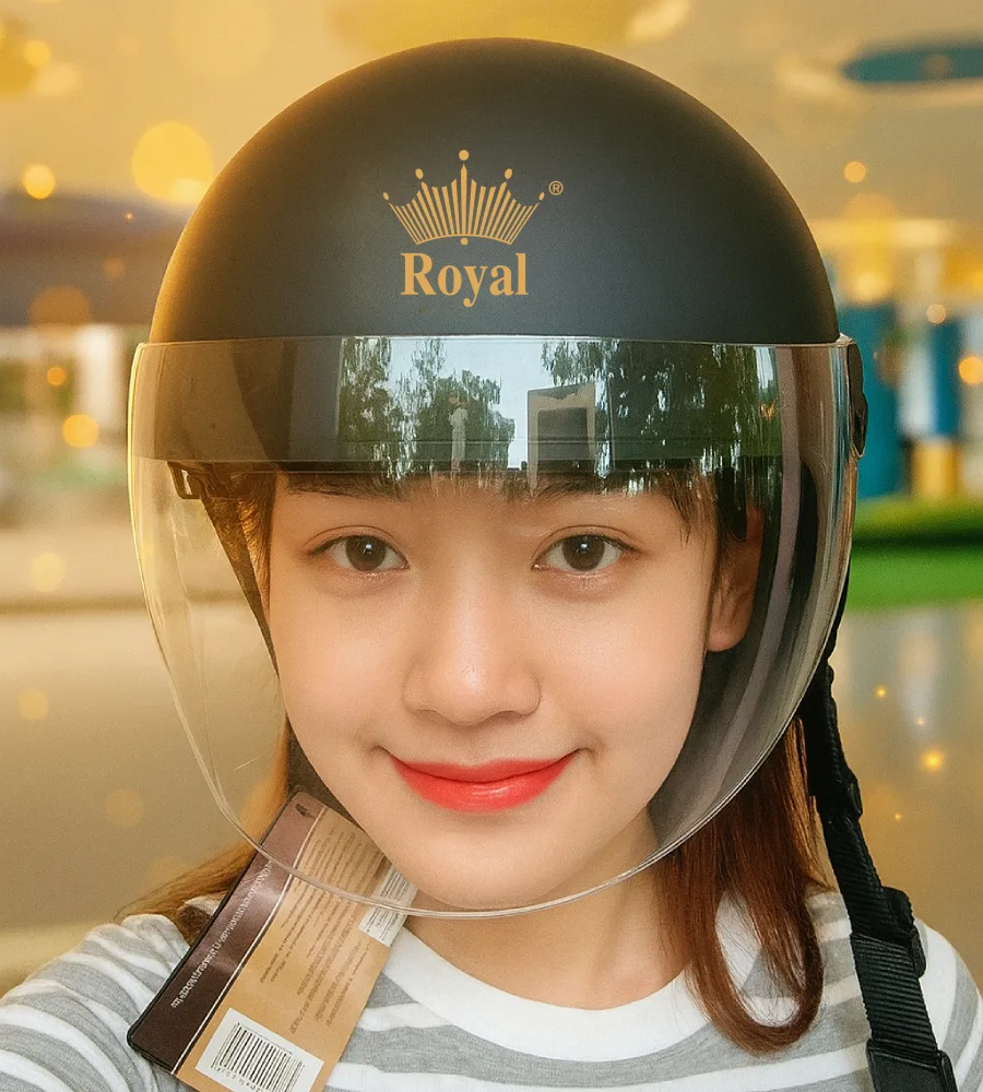 Mũ bảo hiểm nửa đầu có kính M778