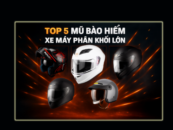 Top 5 mũ bảo hiểm xe phân khối lớn tốt nhất nhà Royal