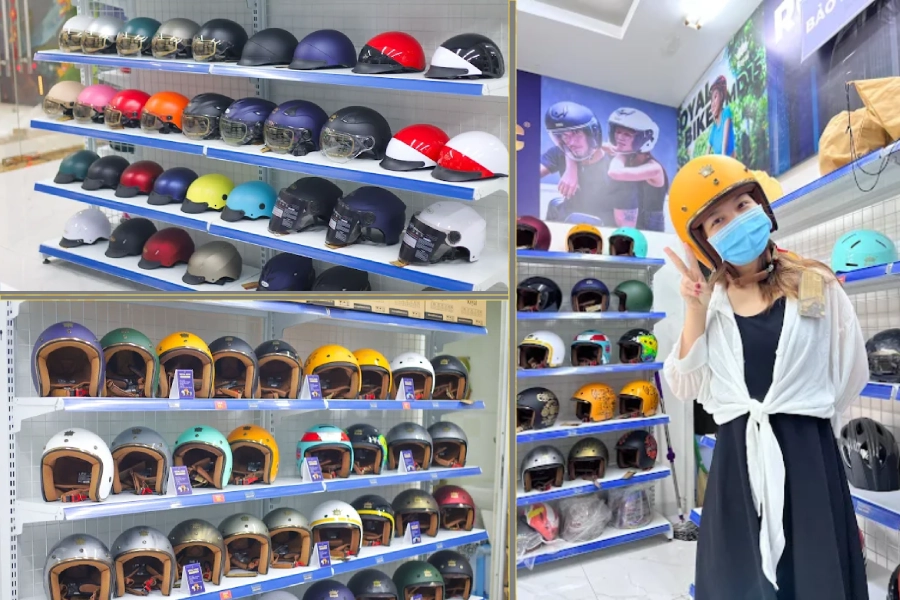 Mua mũ bảo hiểm royal chính hãng tại các hệ thống đại lý của Royal Helmet