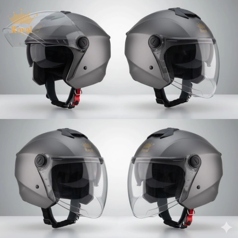 Loại mũ bảo hiểm 3/4 2 kính 