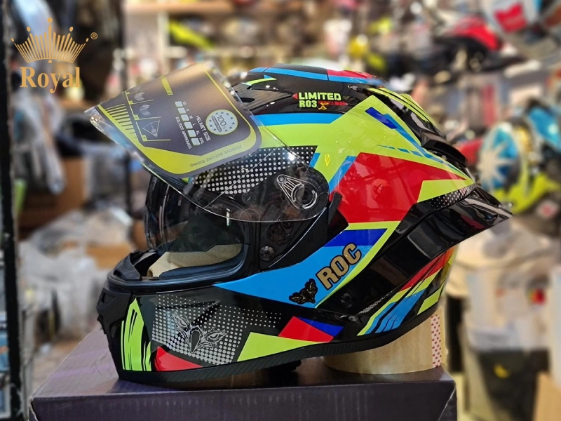 mũ bảo hiểm fullface loại nào tốt - ROC R03