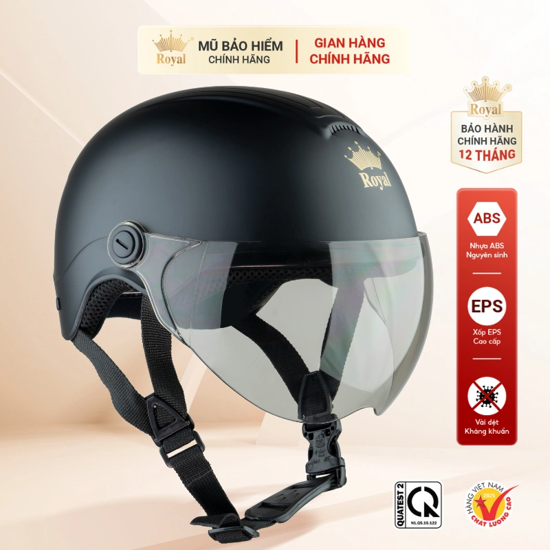 Mũ bảo hiềm nửa đầu nữ Royal M103K