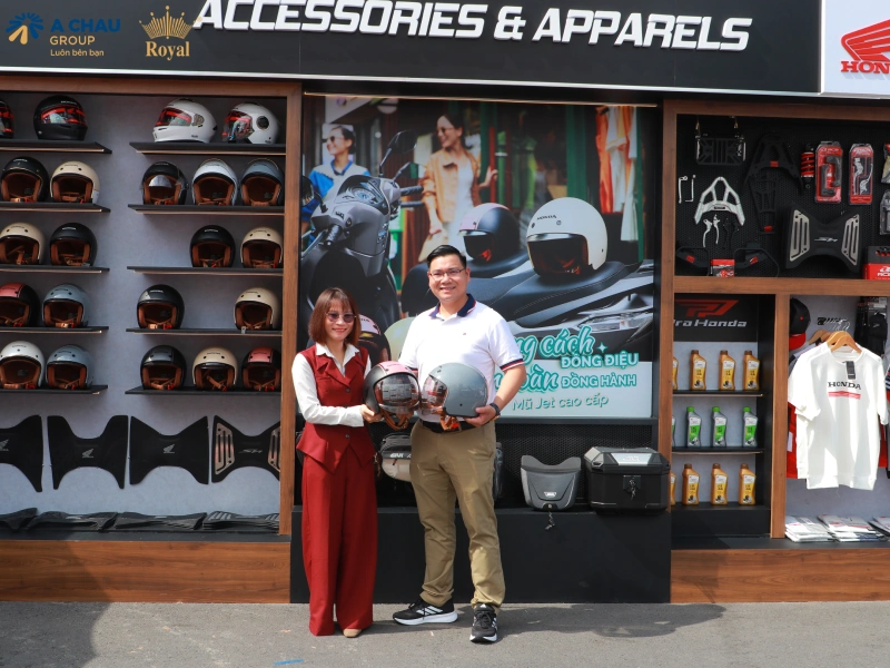 Đại diện Royal Helmet tham gia sự kiện Honda thanks day 2025