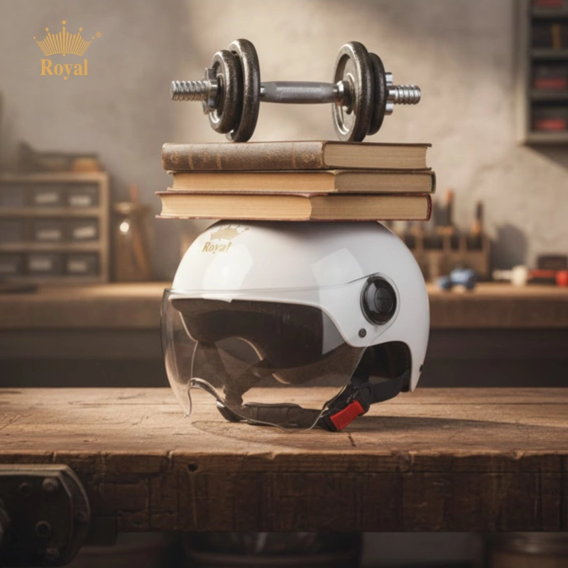 Không để vật nặng lên mũ bảo hiểm là cách bảo quản mũ bảo hiểm