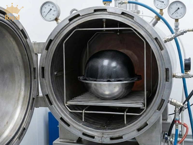 Quy trình sản xuất nón carbon 1/2 phức tạp hơn rất nhiều