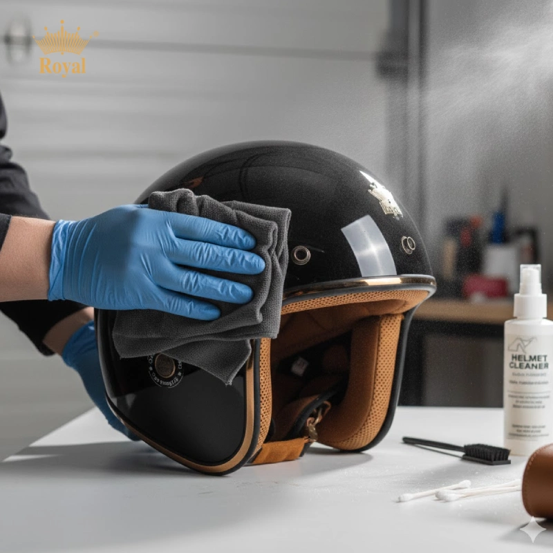 Vệ sinh mũ bảo hiểm định kỳ là cách bảo quản mũ bảo hiểm đúng chuẩn