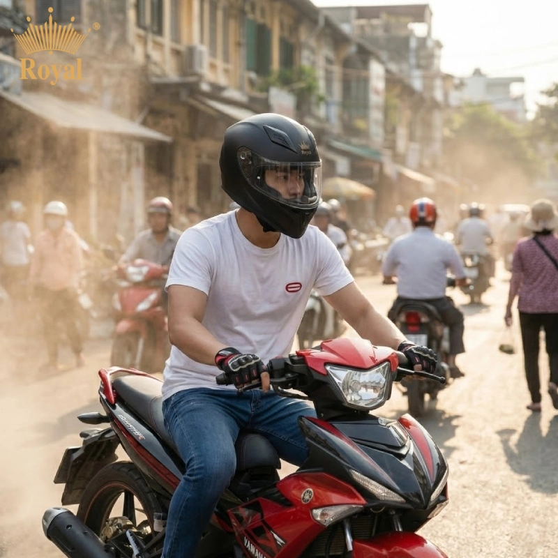 Mũ bảo hiểm fullface Royal M138B 