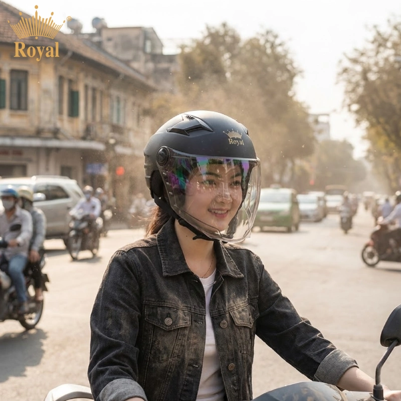 Nón bảo hiểm chống bụi 1/2 Royal M89K