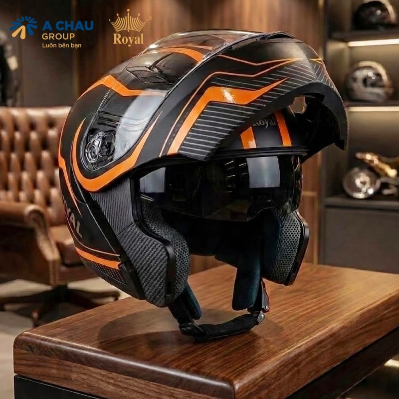 Mũ bảo hiểm lật hàm Royal M179