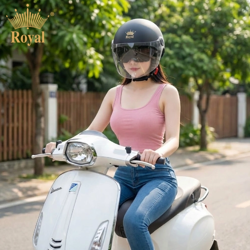 Nón bảo hiểm che mặt M579K