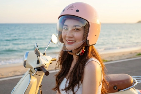 Top 7 mũ bảo hiểm thời trang nữ đẹp và thời trang