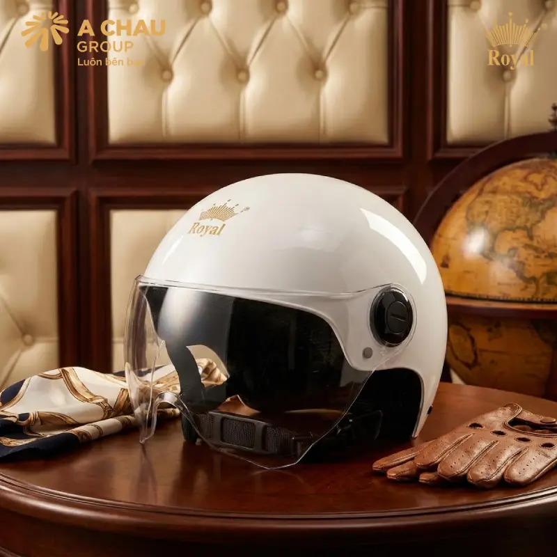 Nón bảo hiểm trắng M162K