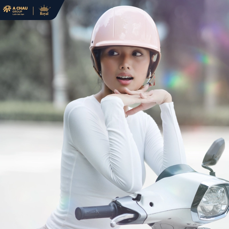 Nón bảo hiểm thời trang cho nữ đẹp mê li M88