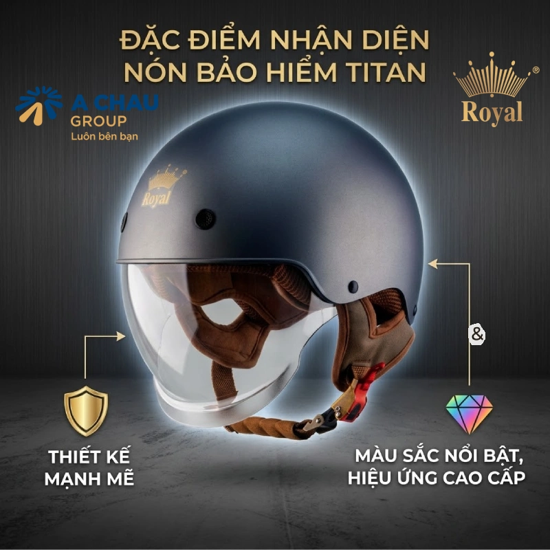 Đặc điểm nhận diện nón bảo hiểm Titan