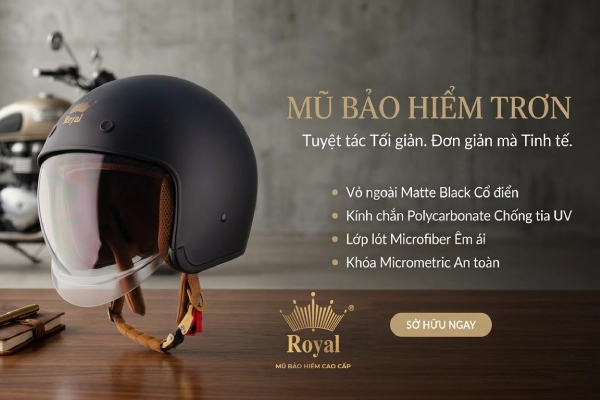 Mũ bảo hiểm trơn